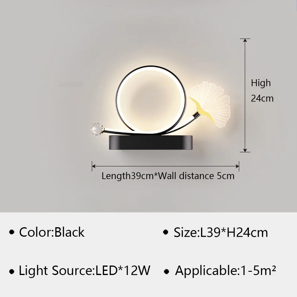 applique murale led moderne pour décoration intérieure élégante