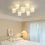 lampe de chevet rétro moderne style crème nordique 2024