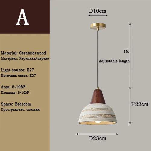 lustre moderne en céramique suspension pour décoration