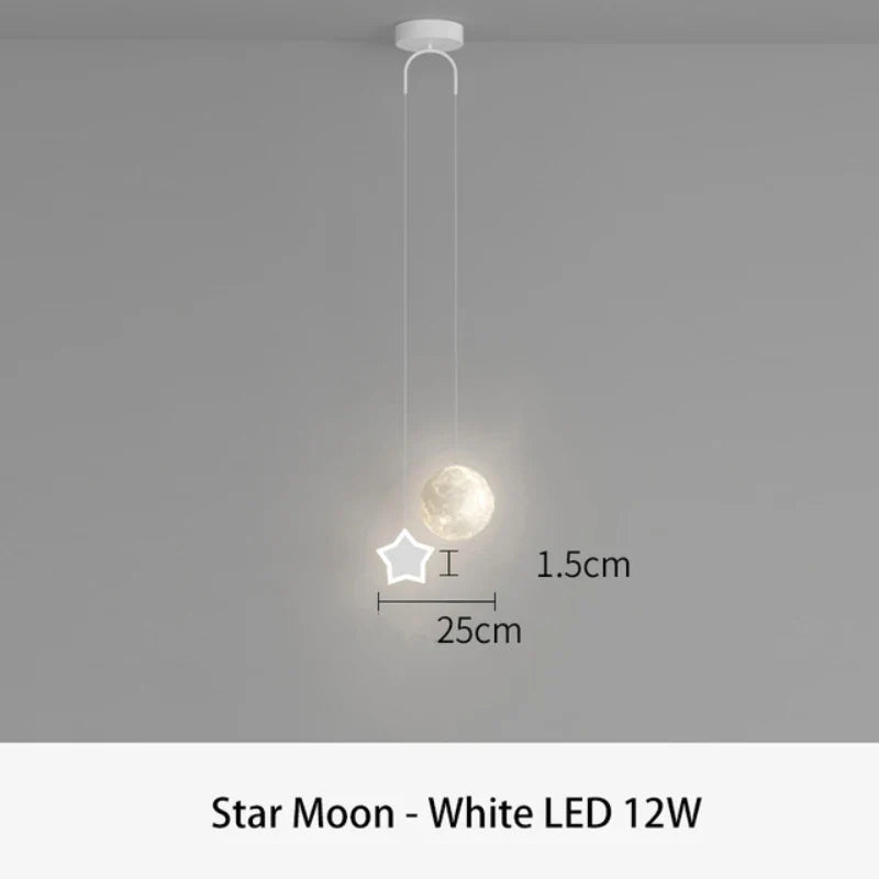 suspension led design dessin animé pour chambre d'enfant