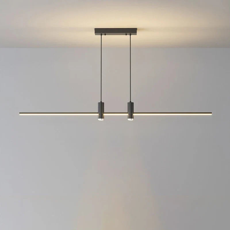 suspension led moderne minimaliste en métal