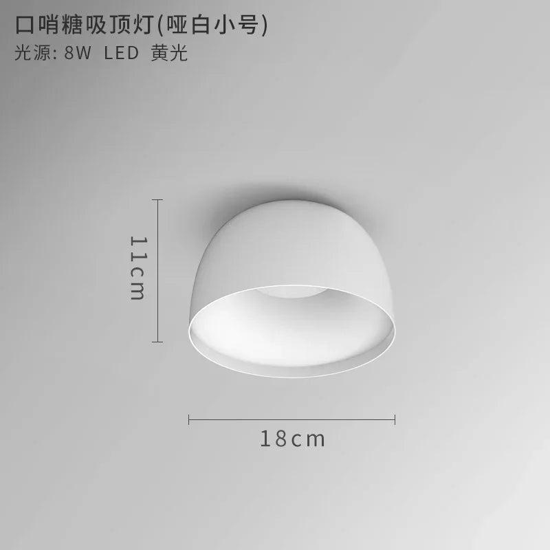 plafonnier nordique led pour éclairage intérieur moderne