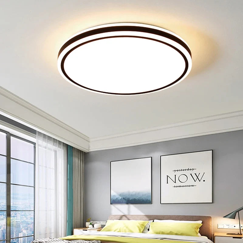 encastré led ambiance moderne ronde nordique lampes