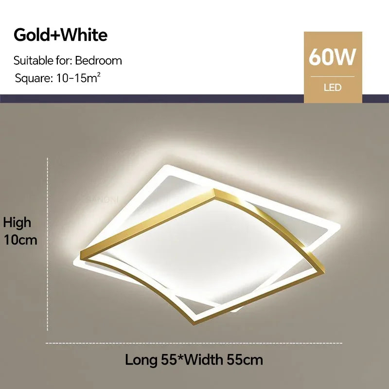 lustre moderne à leds pour intérieur de maison