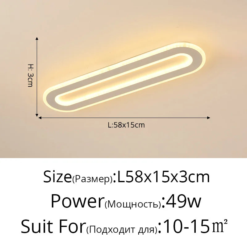 lustre nordique led simple moderne créatif balcon