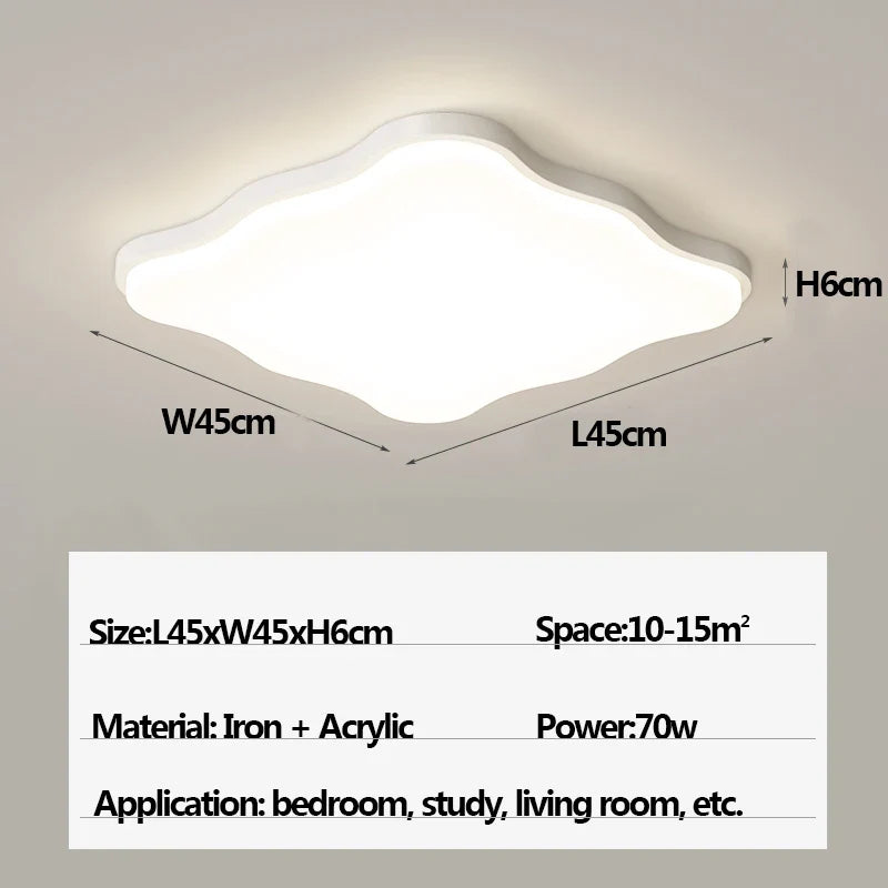 plafonnier moderne à leds pour éclairage intérieur suspendu