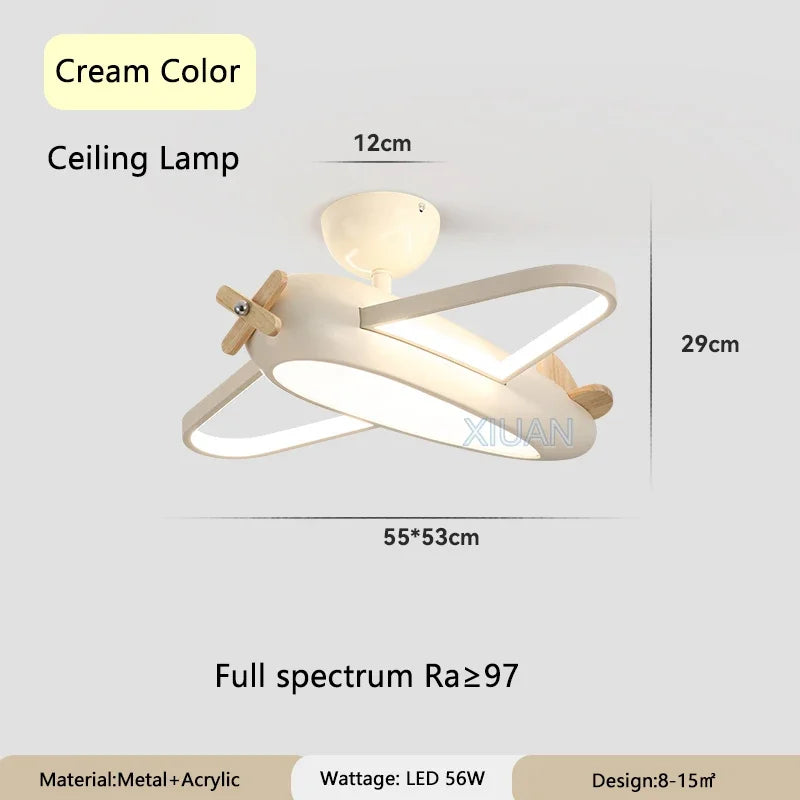 lustre moderne pour chambre d'enfants créatif et simple