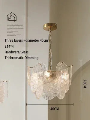lustre en verre médiéval pour décoration romantique intérieure
