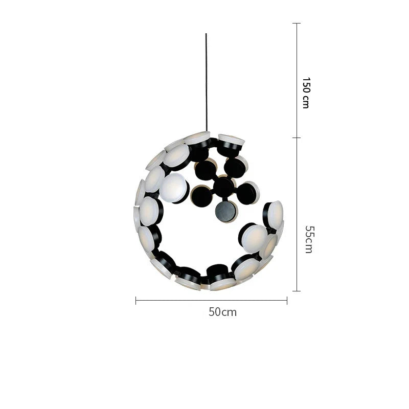 Danish Designer Big Globle Pendant Lamp Modern Suspension Hanging Light for Living Room