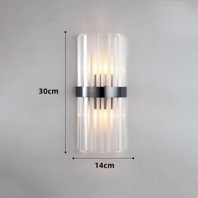 applique murale en cristal design pour éclairage moderne de la maison