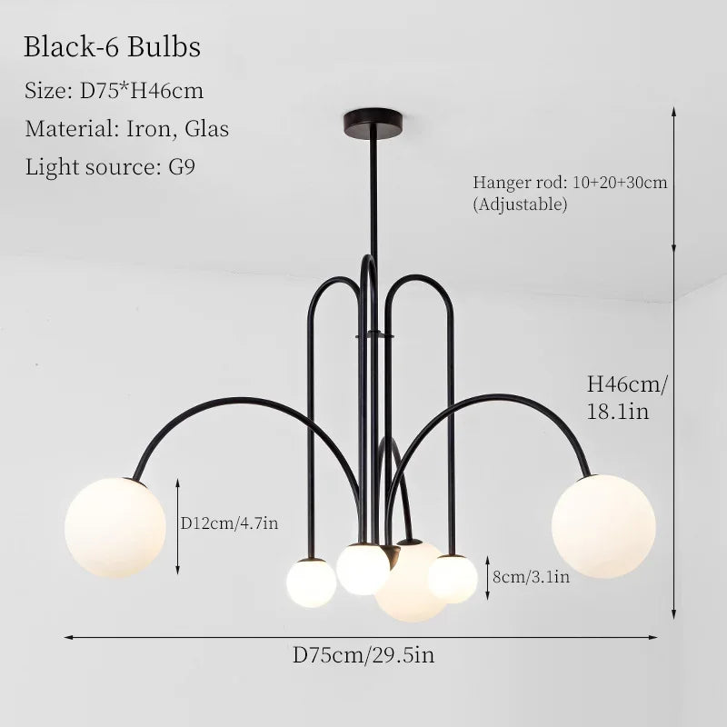 suspension led style italien pour décoration moderne et élégante