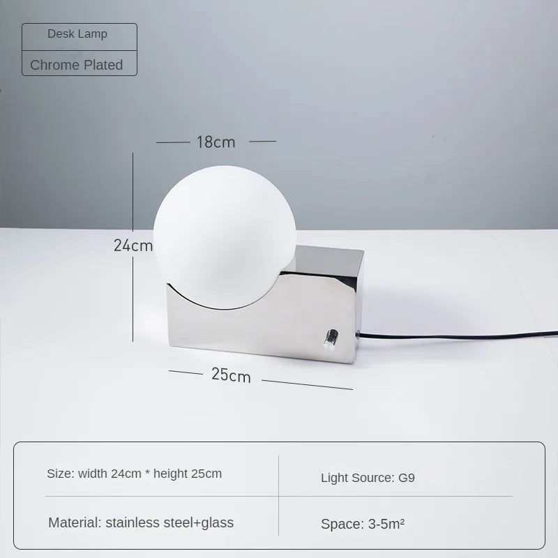 applique murale minimaliste en acier inoxydable pour intérieur moderne