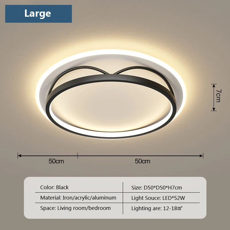 lampe de suspension led moderne carrée ronde industrielle