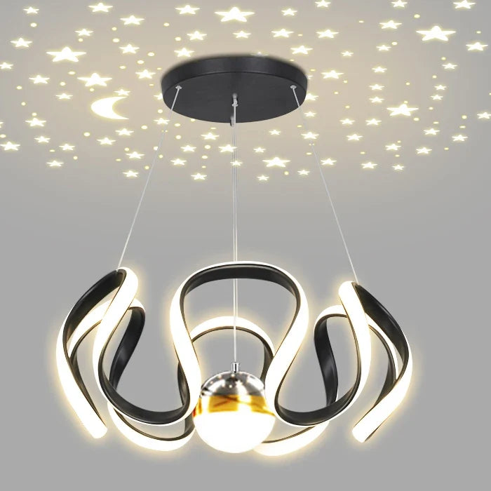 lustre moderne led décoration maison mode plafonnier luminaires