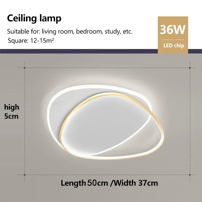 lustre intérieur moderne à leds pour décoration de la maison