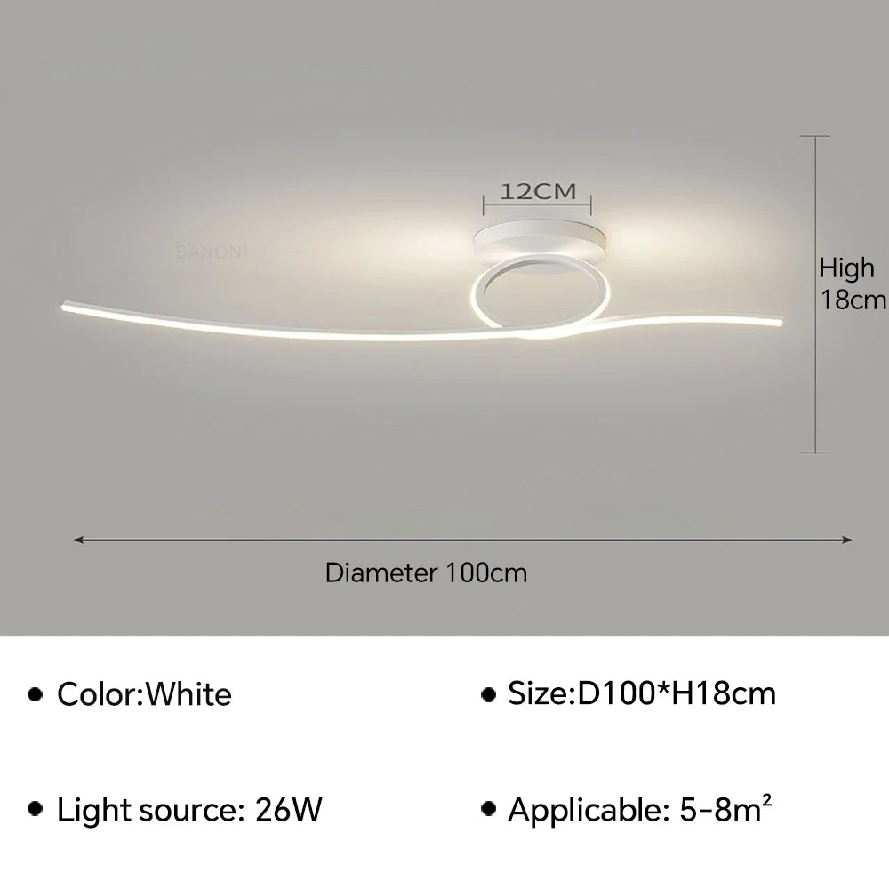 plafonnier led moderne pour une décoration intérieure élégante