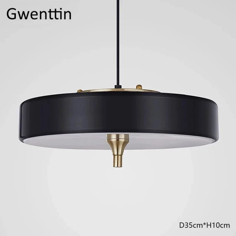 suspension ronde nordique luminaires led pour décoration moderne