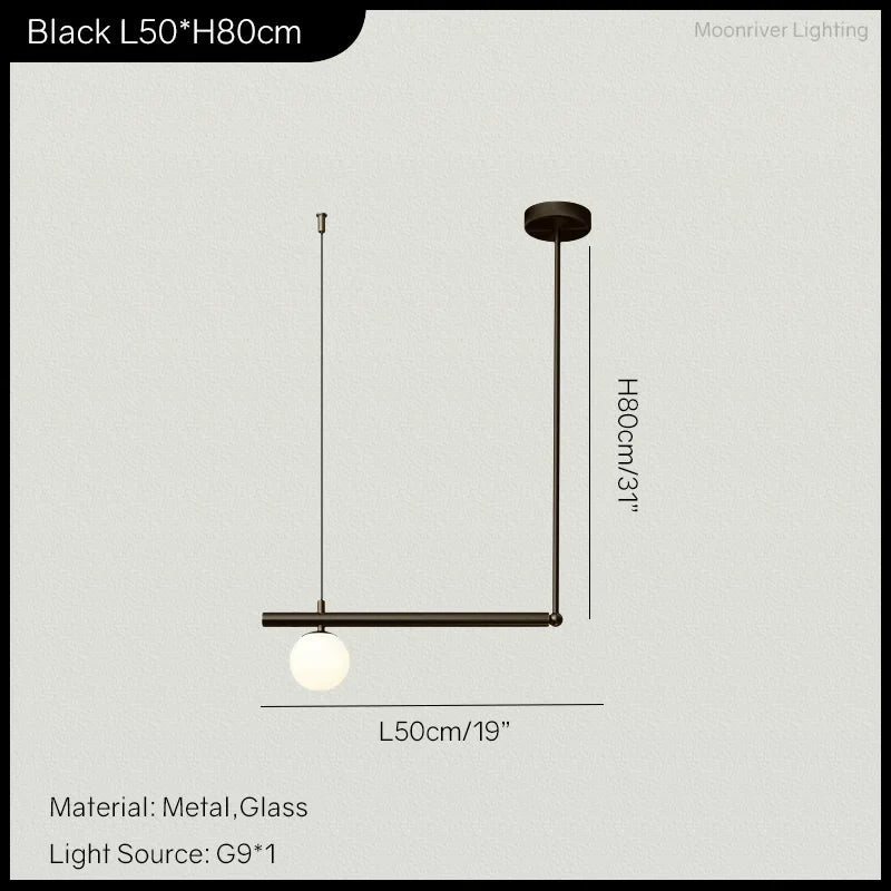 Lustre de salon minimaliste moderne