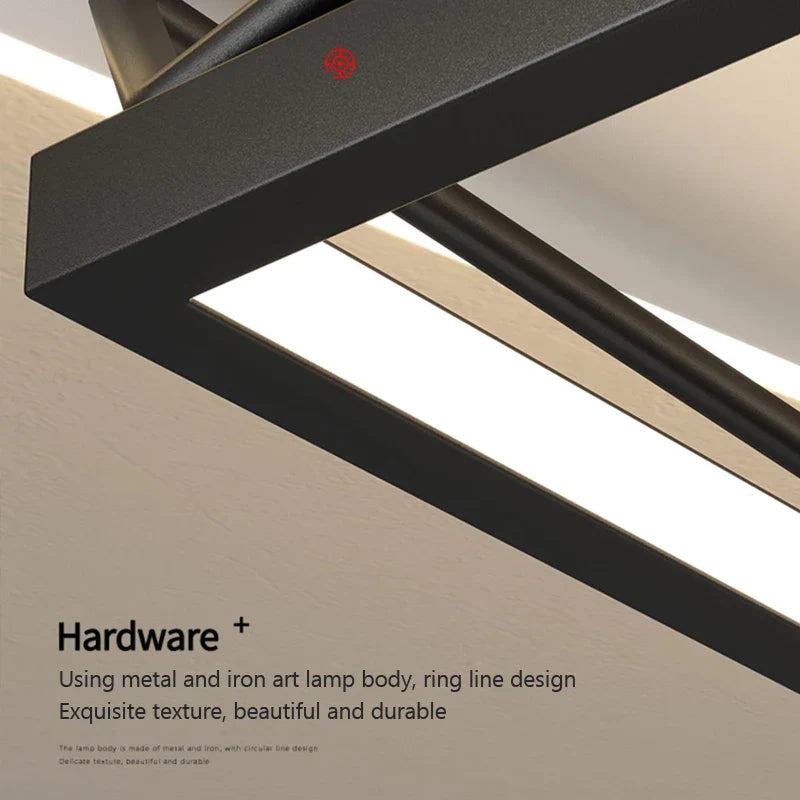 lampe de suspension led moderne carrée ronde industrielle