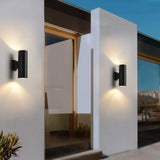 Éclairage mural extérieur IP54 étanche rondelle lumières jardin balcon LED 110V porte escalier allée lampe Villa extérieur applique murale