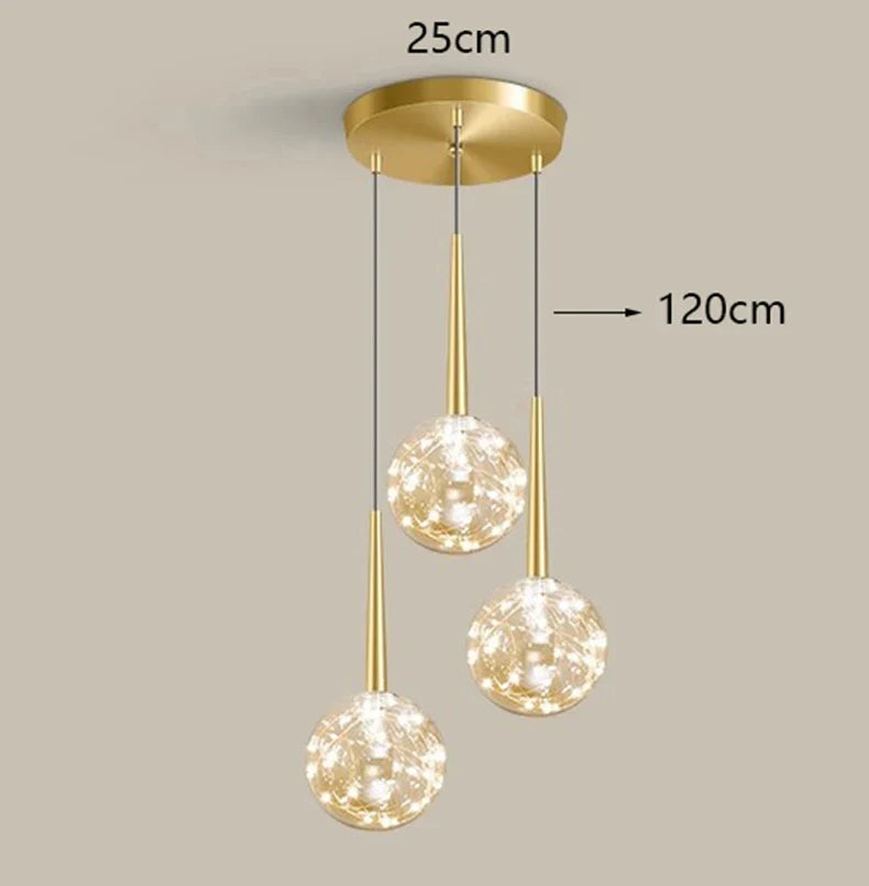 lustre nordique suspension éclairage intérieur décoration maison