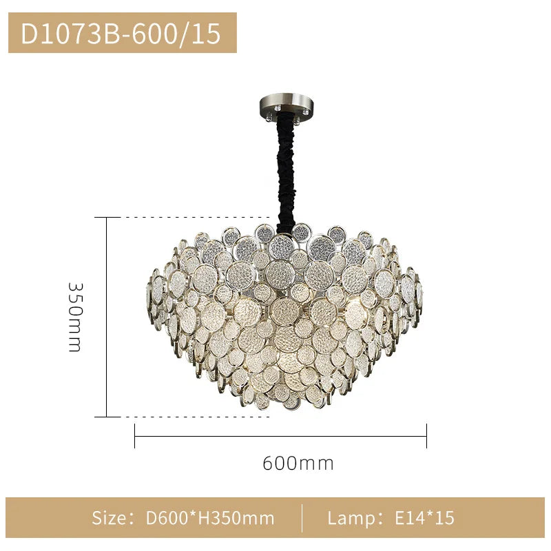 2023 Light Luxury LED Ceiling Chandelier Trend Villa Living Dining Room Pendant Lamp Modern Lustre Bedroom Hanging Light Fixture