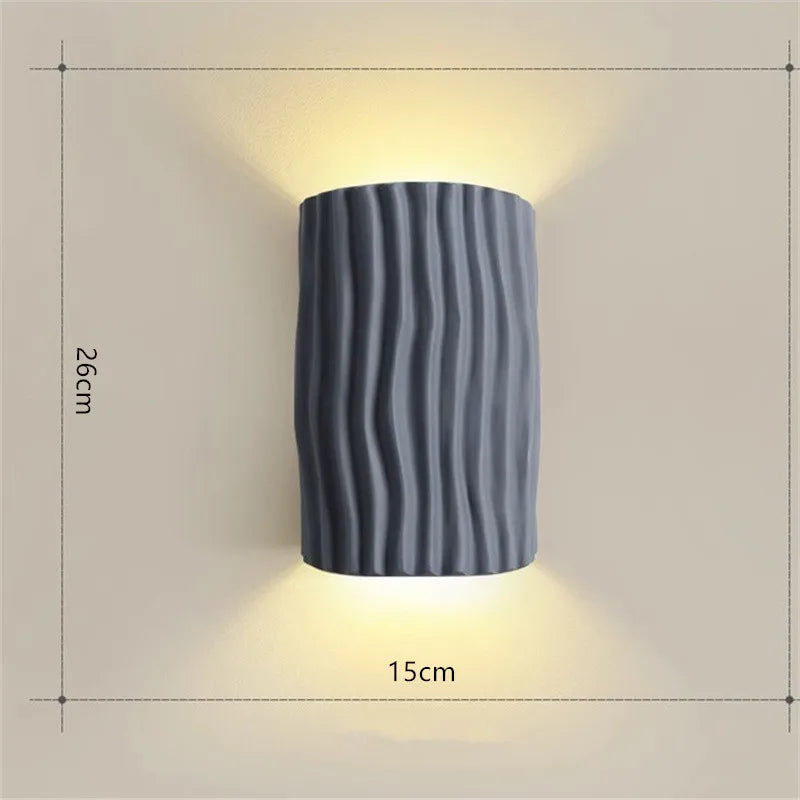 Bedroom bedside wall light, cream style living room background wall decoration light, corridor corridor atmosphere LED light