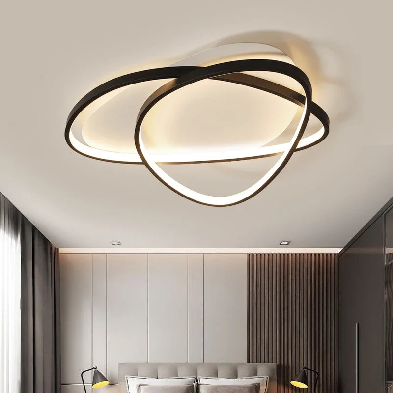 plafonnier led ultra mince moderne avec télécommande luminaria