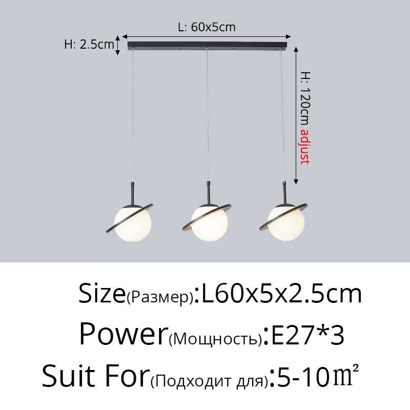lampe à poser créative en bois et boule blanche décorative pour intérieur