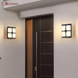 applique murale led extérieure moderne et étanche pour jardin et allée