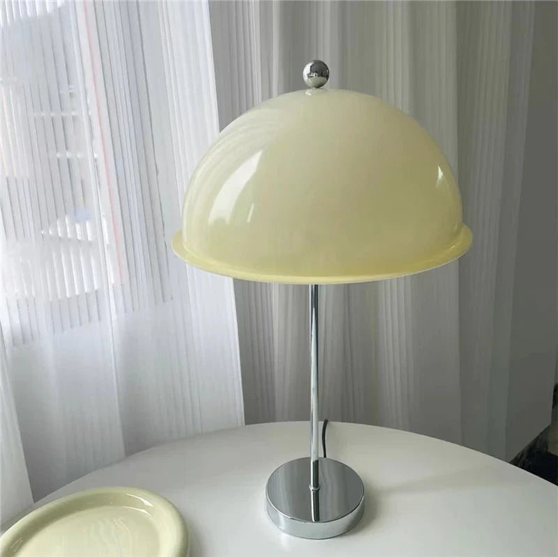 lampadaire led rétro en acrylique avec abat-jour coloré nordique