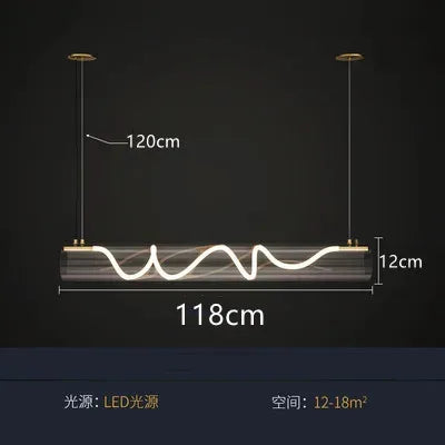 lustre en acrylique style nordique pour décoration intérieure