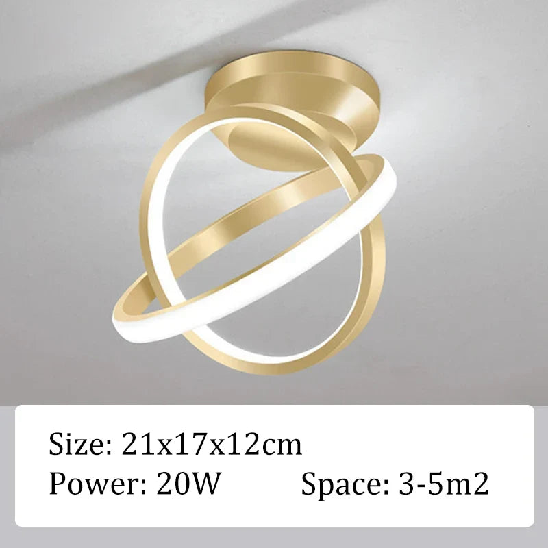 lustre led moderne à intensité variable pour intérieur