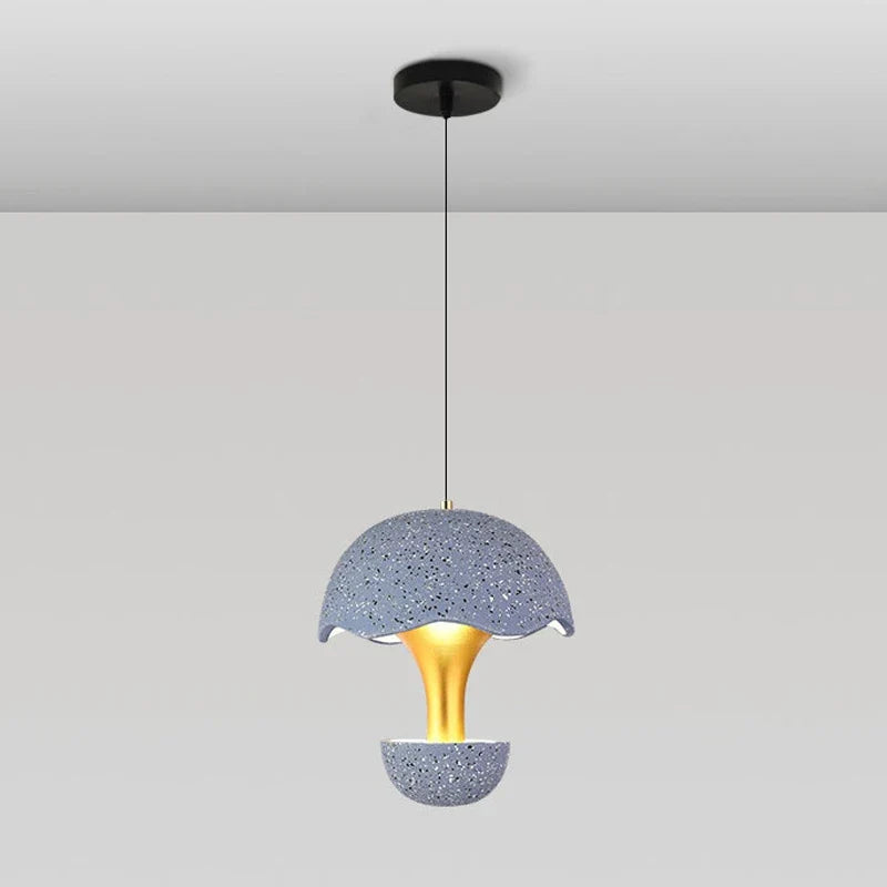 suspension créative champignon en ciment pour restaurant café bar