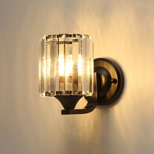 applique murale en cristal style européen coupe diamant brillante art déco