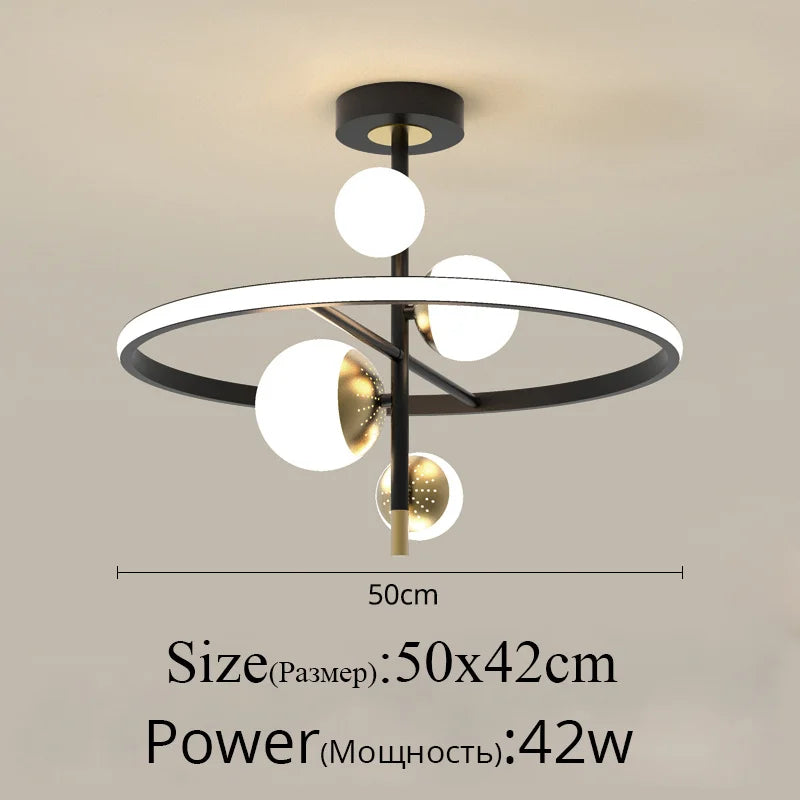 lustre nordique design pour éclairage intérieur moderne élégant