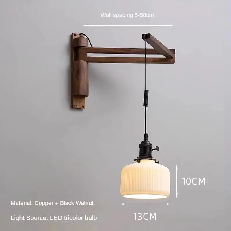 applique murale extensible en cuivre design élégant et fonctionnel