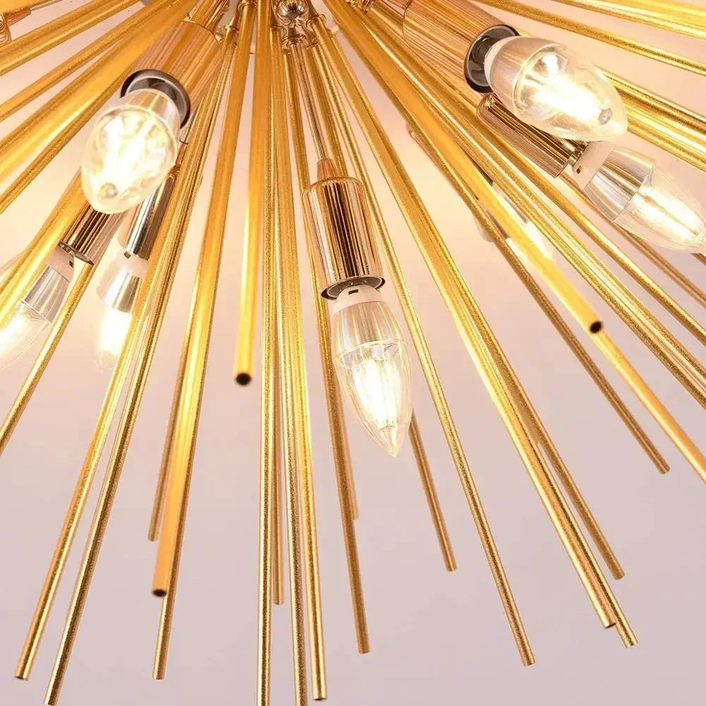 lustre boule hérisson décoration maison style nordique lumineux