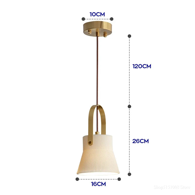 lampe en céramique style japonais pour restaurant et bar