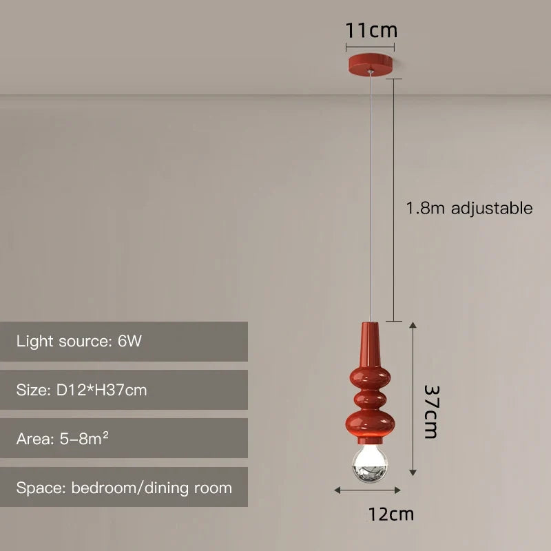 suspension nordique led moderne pour décoration intérieure élégante