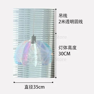 suspension en acrylique design nordique pour décoration moderne