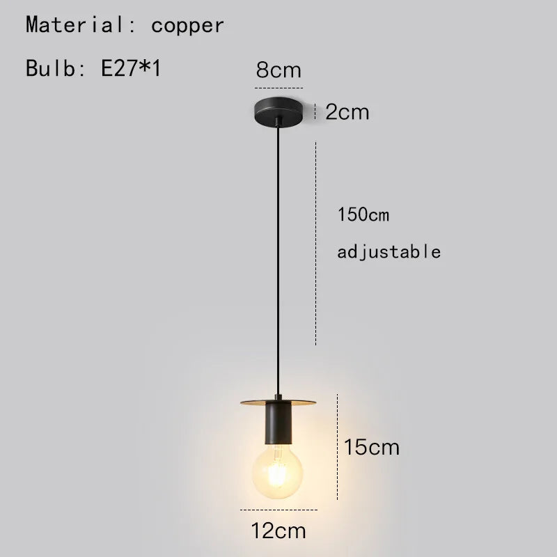 suspension moderne en bois et métal pour intérieur élégant