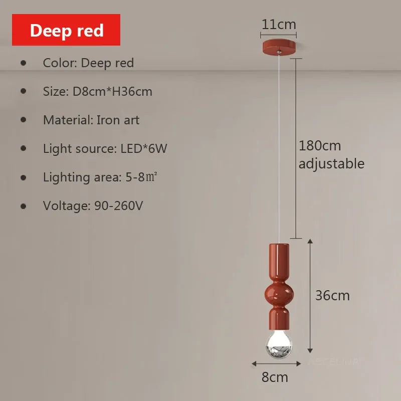suspension moderne lumineuse pour décoration intérieure élégante