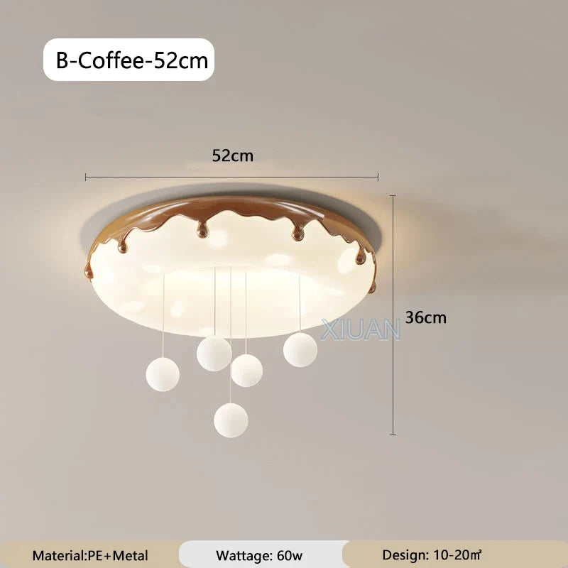 lustre donuts lampe ronde à bulles pour enfants protection des yeux