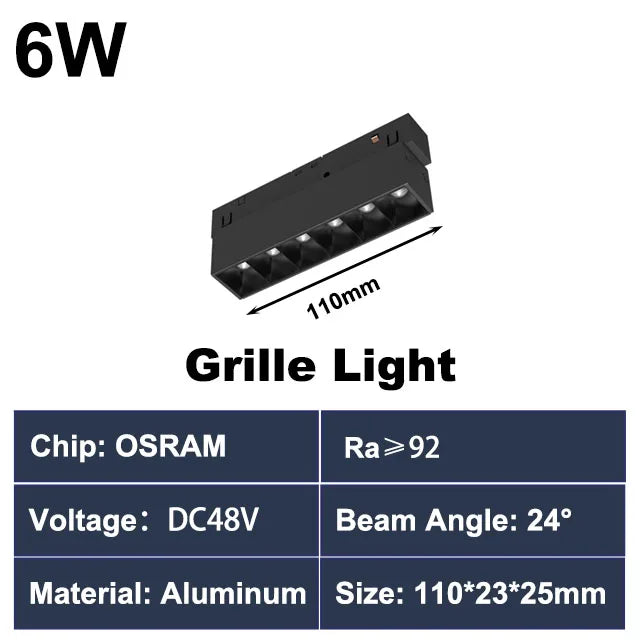 rail d éclairage magnétique moderne pour intérieur en aluminium