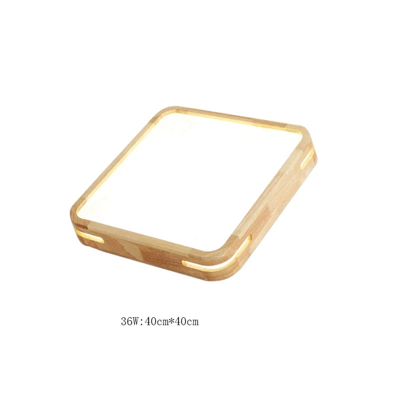 plafonnier led carré avec télécommande et variateur 2.4g
