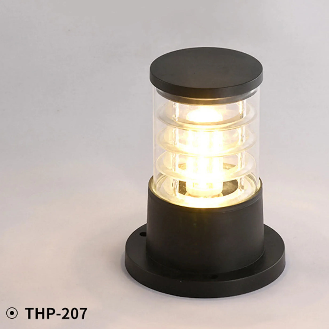Lampe 10.5X20cm E27 voie lumière jardin extérieur étanche ABS paysage intelligent cour pelouse lampadaire lumières lampe décoration pas d'ampoule