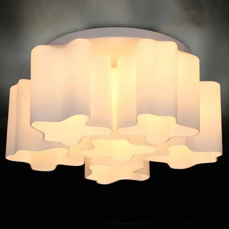 plafonnier nuage minimaliste moderne pour intérieur design
