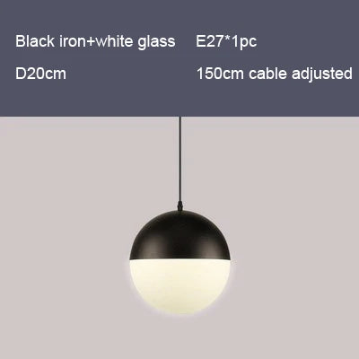 suspension nordique en verre à carreaux pour décoration moderne