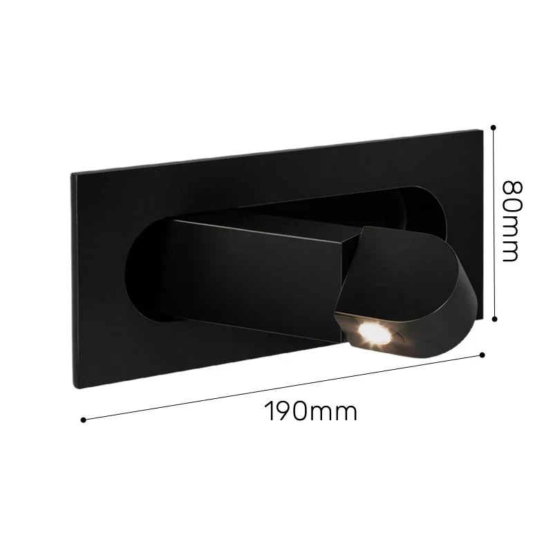 applique murale led pliante design moderne angle réglable hôtel